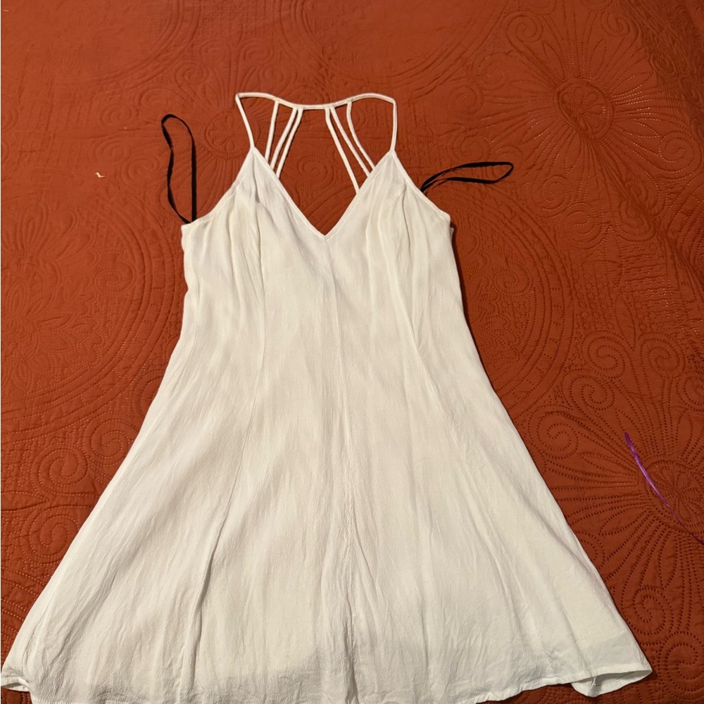 White Strappy F21 dress